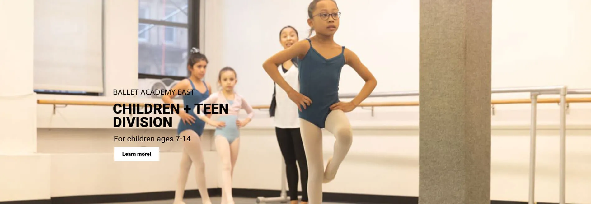 Children and Teen Division, for children ages 7 to 14. Learn more.