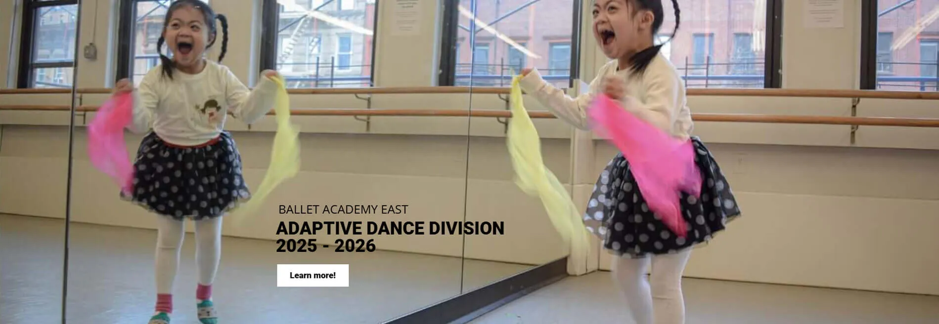 Adaptive Dance Division 2025-2026. Learn more.